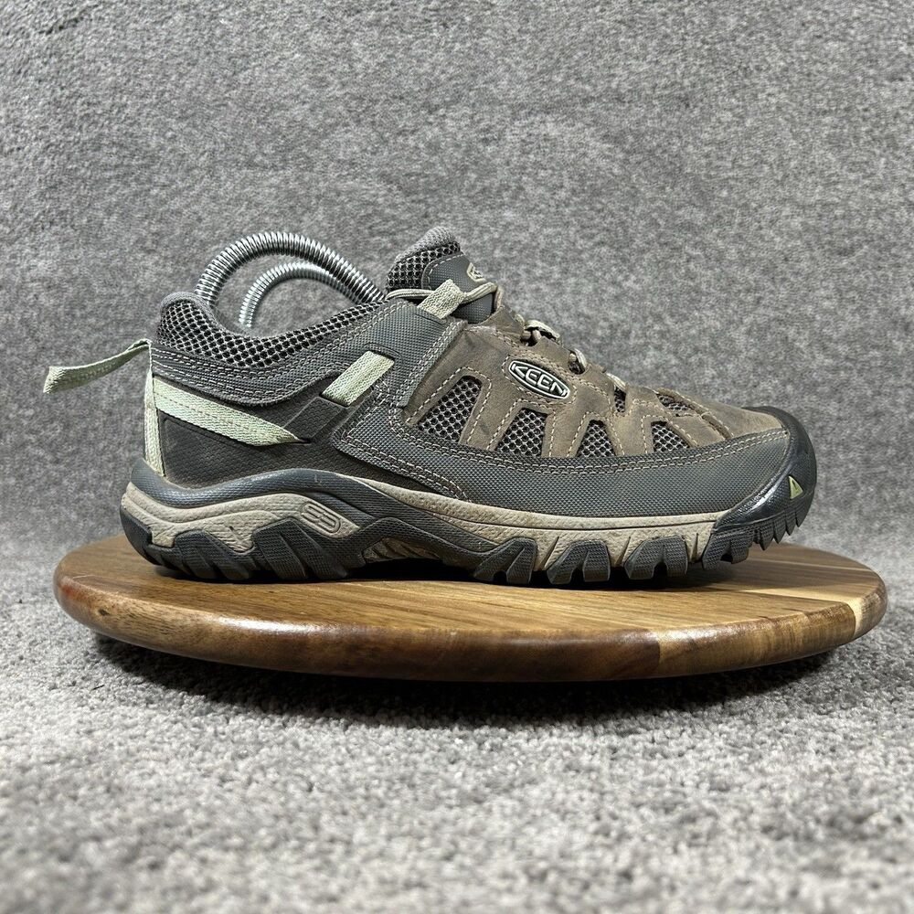 KEEN Targhee Vent Low Women’s Sz 7.5 Brown Gray Outdoor Hiking Trail Shoes Used